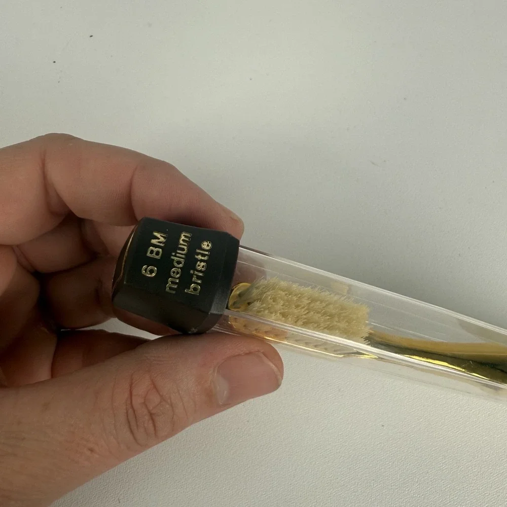 Neiman Marcus 24 Carat gold-plated toothbrush‎ *New in original case* Vintage
